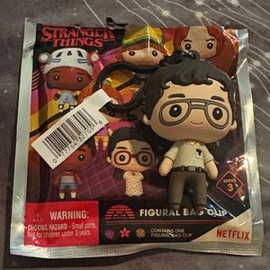 Stranger Things Figure Bag Clip